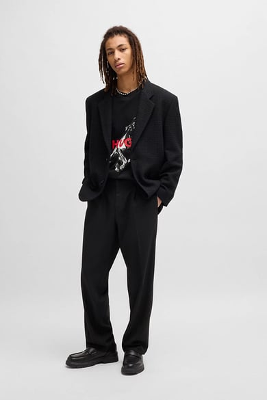 ΜΠΛΟΥΖΑ HUGO - 002 ΜΑΥΡΟ